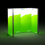 Trade Show Wall Lightbox Click, Configuration Option Exhibition Stand