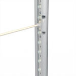 Trade show wall Lightbox click, support rod mounting
