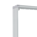 Messewand Lightbox flex, Detail: obere Ecke