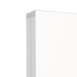 Trade fair counter Lightbox flex Basic, back side: white