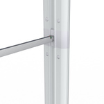Trade show wall Lightbox flex, detail: support rod