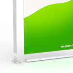 Messewand Lightbox flex: Klickverbindungen