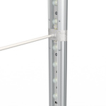 Trade show wall Lightbox fold, support rod mounting