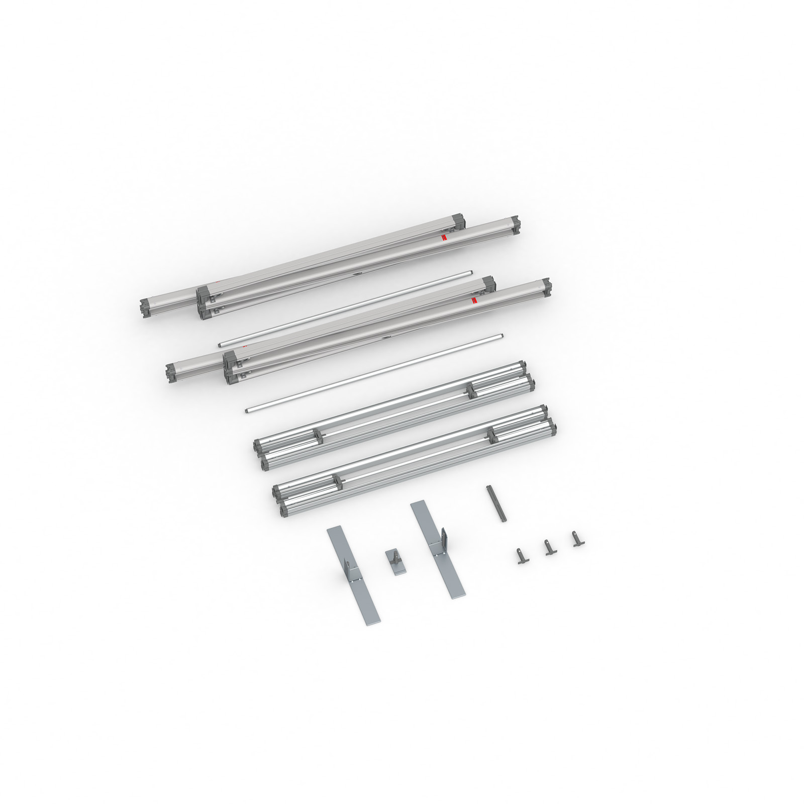 Scope of delivery Keder frame flex, system width 200 cm, system height 300 cm