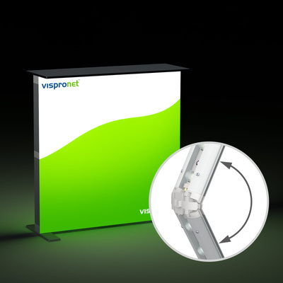 Exhibition Counter Lightbox Fold