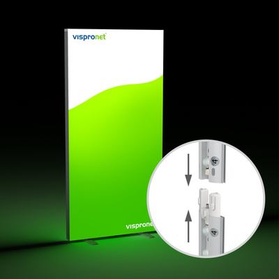 Exhibition Wall Lightbox Click