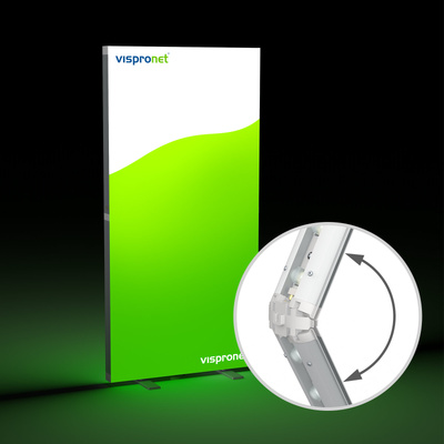 Exhibition Wall Lightbox Fold