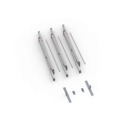 Scope of delivery Keder frame flex, system width 300 cm, system height 250 cm