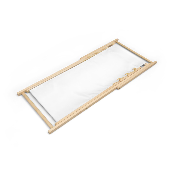 Deck chair without armrest  - collapsed
