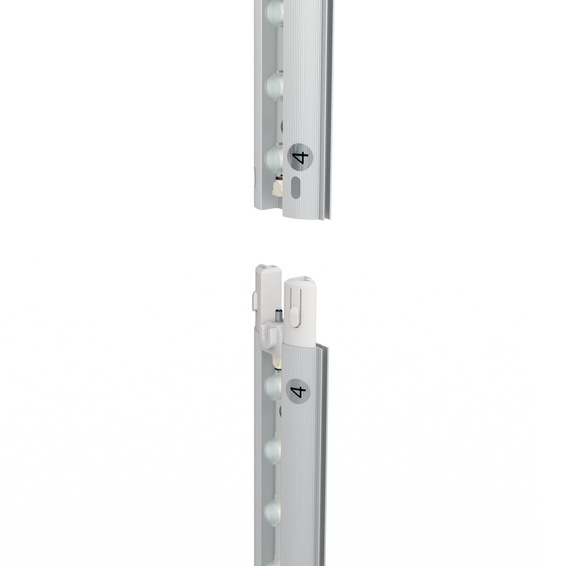 Trade fair wall Lightbox click, click mechanism