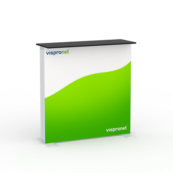 Trade Show Counter Lightbox Flex Basic with Tabletop