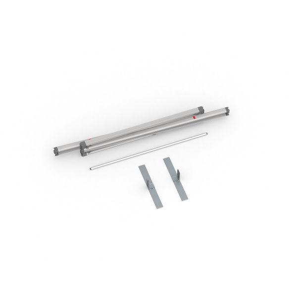 Delivery content keder display Flex, system width 100 cm, system height 250 cm