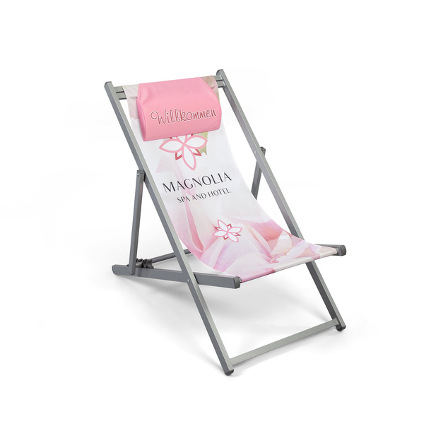Aluminum Deck Chair with Optional Neck Pillow