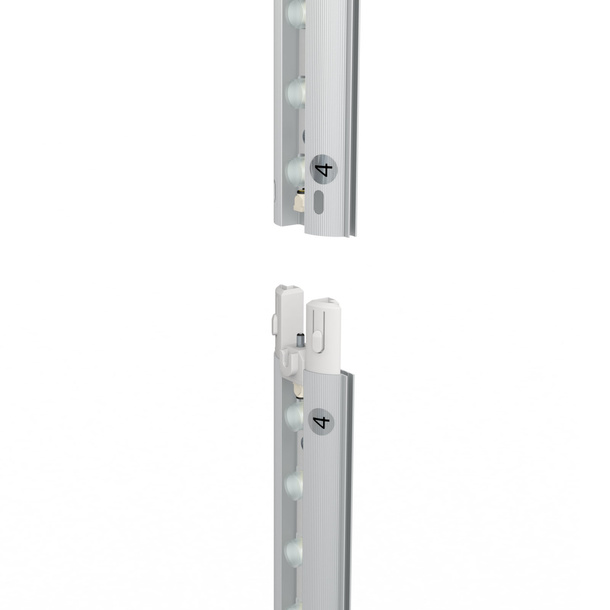 Trade fair wall Lightbox click, click mechanism