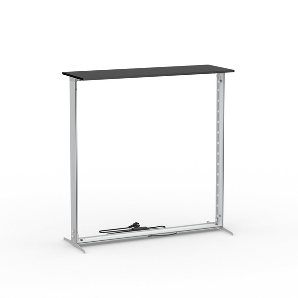 Trade fair counter Lightbox click, frame without covering