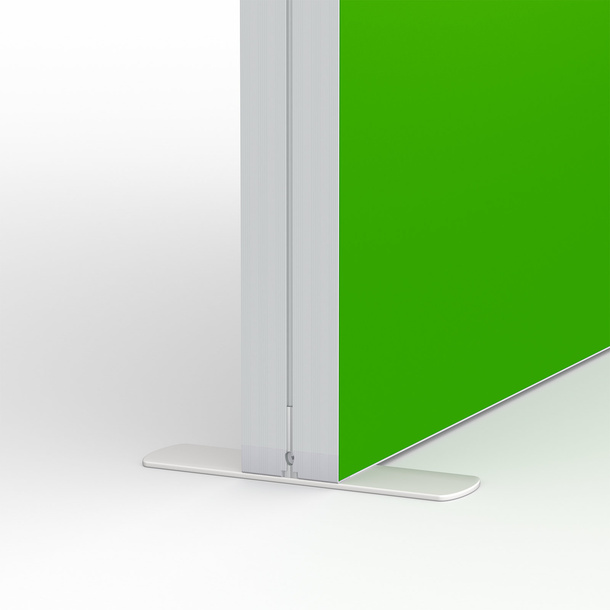 Trade show wall Lightbox flex, detail: base for freestanding version