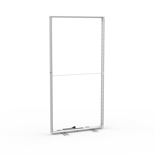 Exhibition Wall Lightbox fold, frame without textile covering