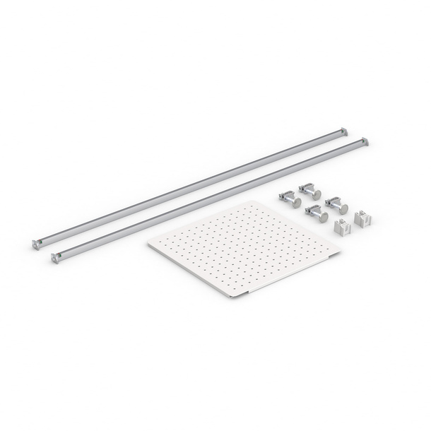 Perforated plate height 125 cm