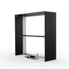 Trade Show Counter Lightbox Flex Select without Printed Panel, Rear View