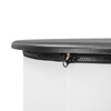 Detail: Countertop and zipper for attaching the printed component
