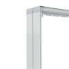 Trade Show Wall Lightbox Flex Curved, Detail: Upper Corner