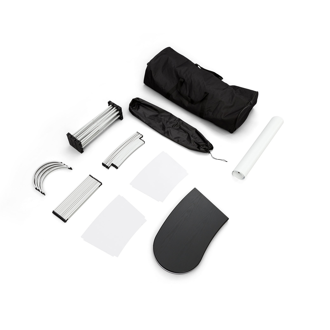 Promotion Counter Magnet (black), scope of delivery system including trolley bag