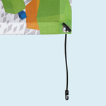 Mounting variant: tension rubber with toggle and hook, 300 mm