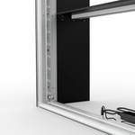 Trade Show Counter Lightbox Flex Select with LED Lighting