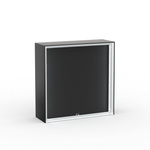 Trade Show Counter Lightbox flex Select: black back with eyelet