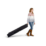Easy transport thanks to trolley bag with wheels