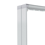 Trade Show Wall Lightbox Flex Curved, Detail: Upper Corner