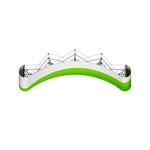 Pop Up Folding Display Magnet 4 x 3 with Curved Front, Top View