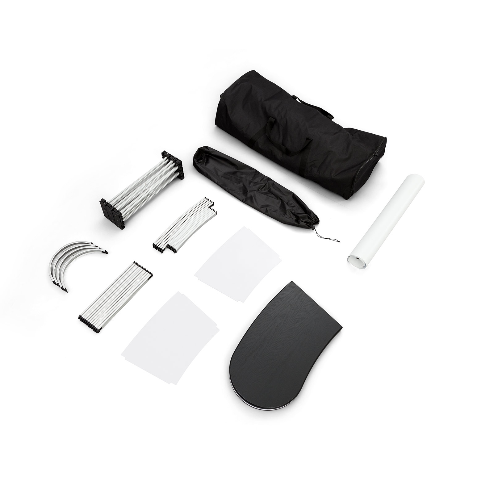 Promotion Counter Magnet (black), scope of delivery system including trolley bag
