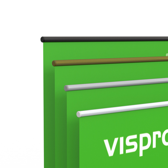 Twiny with metal reinforcement (4 colours to choose from) and nylon cord (included)