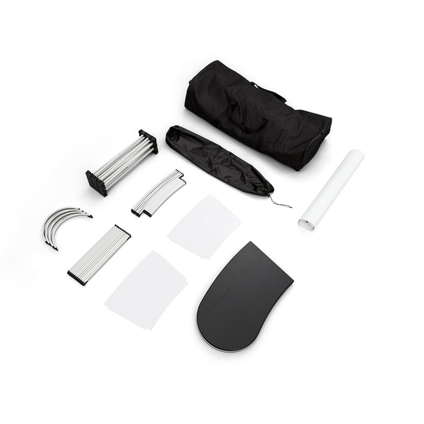Promotion Counter Magnet (black), scope of delivery system including trolley bag