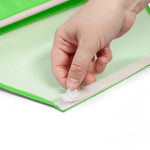 Self-adhesive counterpart on the back of the hook-and-loop tape