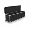 Trolley box: lid can be positioned upright, with padded interior and edges