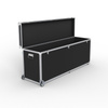 Trolley box: Lid can be positioned upright, with padded interior and edges