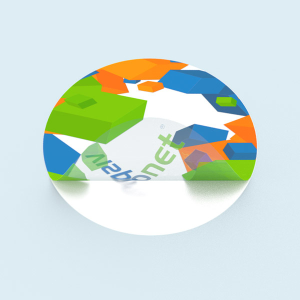 Without white underprint: design translucent, unprinted areas transparent