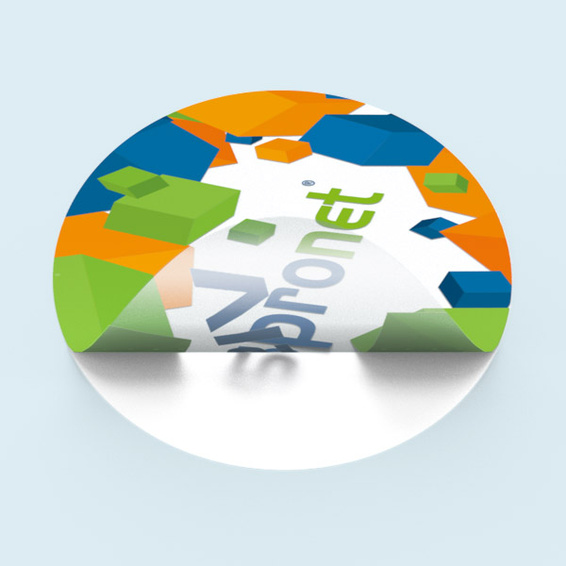 Transparent film without white print: design is translucent, unprinted areas are transparent.