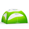 Event Tent Air 6 x 6 m with 3 Solid Walls and 1 Wall with Entrance