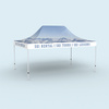 Premium pop-up pavilion, fully printable in digital print