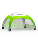 Event Tent Air 5 x 5 m, 1 Solid Wall + 1 Wall with Panoramic Window