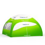 Event Tent Air 5 x 5 m with 3 Walls with Panoramic Window + 1 Wall with Entrance