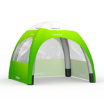 Event Tent Air 3 x 3 m with 3 Walls with Panoramic Window