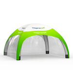 Event Tent Air 5 x 5 m with 2 Transparent Walls