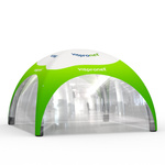 Event Tent Air 6 x 6 m with 4 Transparent Walls