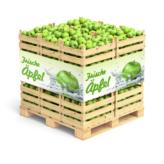 Pallet wrap made of polyester fleece