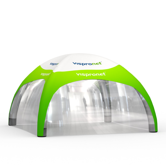 Event Tent Air 5 x 5 m with 4 Transparent Walls