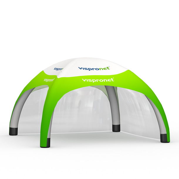 Event Tent Air 5 x 5 m with 2 Transparent Walls